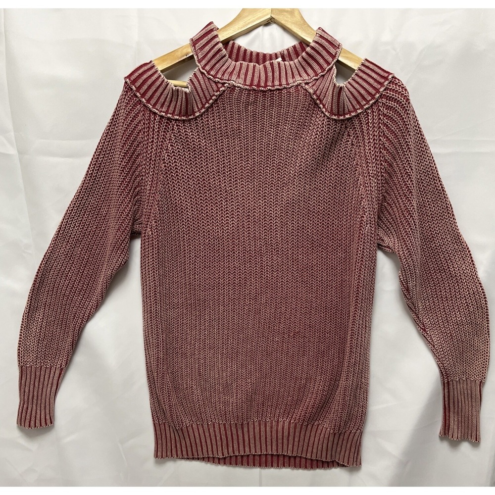 Free People Half Moon Bay Pullover Sweater Size SP Oversized